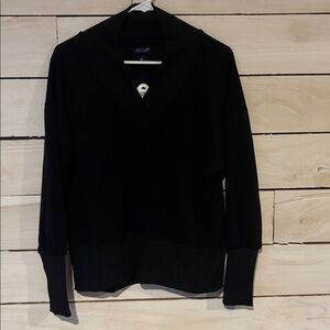 Scoop black Scuba sweatshirt